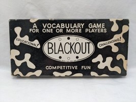 Vintage 1963/64 Blackout A Vocabulary Card Game Complete - $29.70