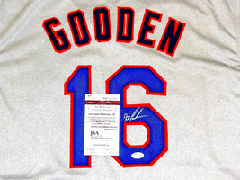 DWIGHT GOODEN DOC 1986 WSC NEW YORK METS SIGNED AUTO JERSEY JSA AUTHENTIC - £157.77 GBP