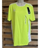 Adidas Jersey T-Shirt Men&#39;s Medium Yellow/White Entrada 18 Solar CE9759 ... - €17,18 EUR
