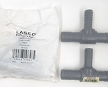 Lot of 3 Poly Barb Reducing Tee 3/4&quot; x 3/4&quot; x 1/2&quot; Lasco Genova Water Pipe - £8.04 GBP