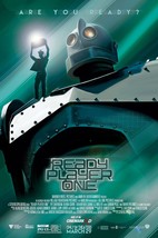 Ready Player One Movie Poster Parzival &amp; The Iron Giant 14x21 24x36 27x40 32x48&quot; - £9.66 GBP+