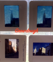 Original New York City Empire State Building Scenic Views 4 Photo Slides... - £14.83 GBP