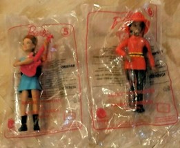 2019 Happy Meal Barbie Musician #5 &amp; Barbie Firefighter #6 Brand New Sealed Pack - £9.13 GBP