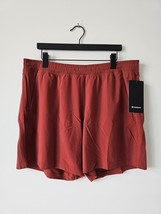 Nwt Lululemon Trao Orange Red Pace Breaker Shorts 7&quot; Linerless Men&#39;s Xxl - £61.01 GBP