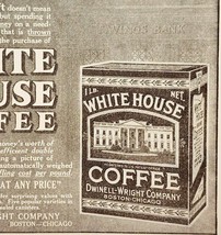 1923 White House Coffee National Thrift Advertisement Food Ephemera 3.75... - $14.73