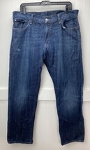 Denim &amp; Supply Ralph Lauren Straight Leg Jeans Mens 36 100% Cotton Dark ... - $27.99