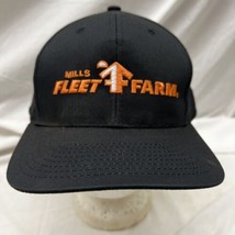 trucker hat baseball Cap Vintage Snapback Mills  Fleet Farm Embroidered - $39.99