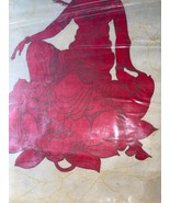 Vintage Batik Art Rare &amp; Original Handmade 20x30 Jun-Huang Kwan-Yin - £101.23 GBP