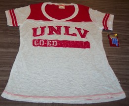 Women&#39;s Teen Vintage Style Unlv Univeristy Rebels T-SHIRT Large New w/ Tag - £15.57 GBP