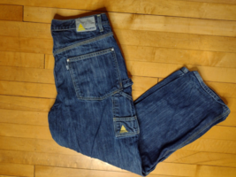 Vintage Levi&#39;s Silvertab Carpenter Jeans Size 34x32 Baggy Hip Hop 90s Y2K - £47.40 GBP