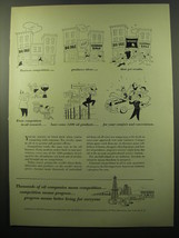 1950 Shell Oil Ad - Business competition produces ideas that get results - $18.49