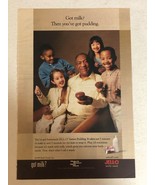 1999 Jell-O Pudding Vintage Print Ad Bill Cosby Jello pa27 - £6.05 GBP