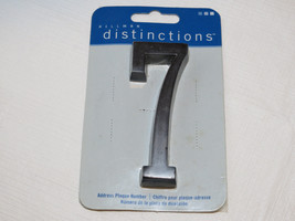 Hillman Distinctions 843261 4 inch Aged Bronze house number # 7 NOS - £8.22 GBP