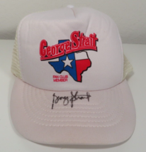 George Strait *SIGNED* Hat Fan Club Member VTG Trucker Snapback Cap 80s RARE - £176.11 GBP