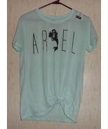 NWT WOMENS Disney Ariel THE LITTLE MERMAID MINT GREEN KNIT TOP  SIZE M - €20,26 EUR