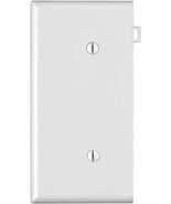 Leviton PSE14-W 905-Pse14-00W Blank Sectional Wall Plate, 1 Gang, White - £11.78 GBP