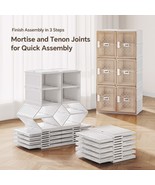 Two rows &amp; six floors Foldable &amp;Stackable Shoe Rack,Space-Saving Dustpro... - $136.75 CAD