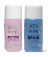 Gelish Soak Off Gel Nail Polish Remover &amp; Nail Surface Cleanse Bottles 4... - £7.74 GBP+