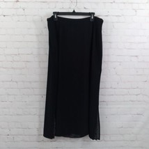 Rebecca Jones Skirt Womens 18 Black Floral Dots Mosaic Reversible Side S... - $24.99