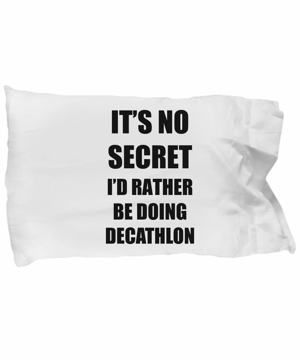 Decathlon Pillowcase Sport Fan Lover Funny Gift Idea for Bed Set Standard Size 2