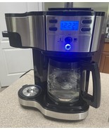 Coffee Maker Black and Stainless Steel Hamilton Beach 477 TESTED 12 Cup ... - $27.03 CAD