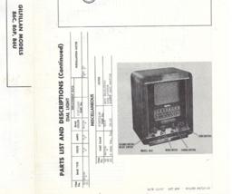 1947 Gilfillian Bros 86C 86P 86U Tube Radio Receiver Photofact Manual Sp... - £10.17 GBP