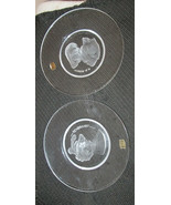 VAL ST LAMBERT ETCHINGS OF REMBRANDT &amp; PP RUBENS  CENTERPIECE - $745.40 MXN