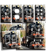 STEAM ENGINE 97 TRAIN LOCOMOTIVE LIGHT SWITCH OUTLET WALL PLATES BUFF EN... - $12.36 CAD+