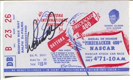 Daytona Int&#39;l Speedway NASCAR Ticket Stub-Firecracker 400 7/4/1971-FN/VF - £242.89 GBP