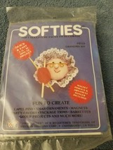 New Western Trimming Vintage 1982 Softies Soft Sculpture Face Kit “Grandma”#2113 - £2.26 GBP