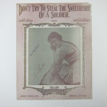 Sheet Music Don&#39;t Try To Steal The Sweetheart Of A Soldier WWI Antique 1917 - £15.68 GBP