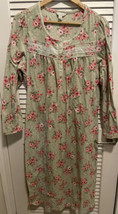 Fleece Nightgown Long Sleeve Charter Club Intimates L - £23.35 GBP