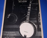 OME Banjos Pickin&#39; Magazine Photo Clipping Vintage November 1977** - $14.99