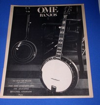 OME Banjos Pickin&#39; Magazine Photo Clipping Vintage November 1977** - £11.80 GBP