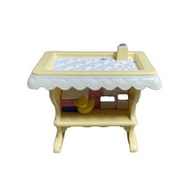 Fisher-Price Loving Family Dollhouse Baby Infant Changing Table - £7.48 GBP