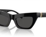 BURBERRY BE4405 300187 Black / Dark Grey 51-21-140 Sunglasses New Authentic - $79.19
