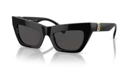BURBERRY BE4405 300187 Black / Dark Grey 51-21-140 Sunglasses New Authentic - $1,483.59 MXN