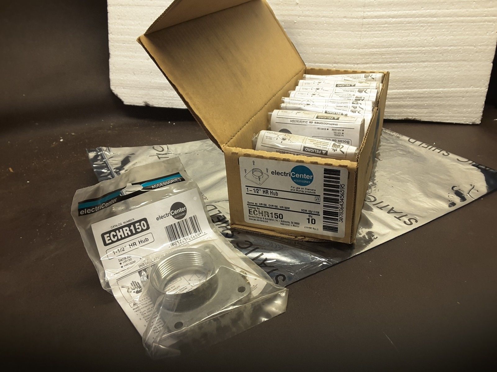 (10) ELECTRICENTER ECHR150 HR150 HR150M CONDUIT HR HUB 1 1/2&quot; TYPE  NEW ... - $28.71