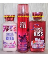 Sweet Summer Kiss Bath and Body Works Fragrance Mist Body Lotion Shower Gel - $33.00