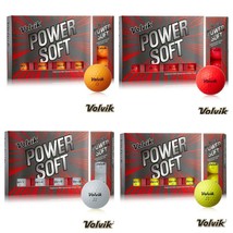 1 Docena Volvik Poder Suave Golf Bolas Rojo, Naranja, Amarillo, Verde o ... - £17.28 GBP