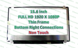 15.6&quot; NT156FHM-N41 Full Hd E Dp Led Lcd Replacement Screen 30 Pin - £69.92 GBP