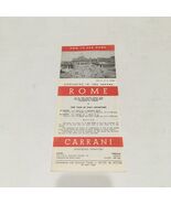 Carrani sightseeing operators vintage how to see Rome brochure movie pho... - €16,95 EUR