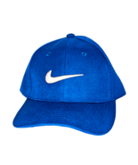 NIKE Mens Women’s Royal Blue with Embroidered White Swoosh Adjustable Ha... - £14.85 GBP