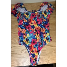 Tropical Flower SWIM ONE-PIECE BATHING SUIT WOMENS SIZE 4XL *BEAUTIFUL!!* - $217.85 MXN