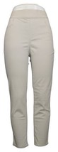 Gloria Vanderbilt Womens Pull On Cropped Pants Size 6 Average Color Beige - £31.38 GBP