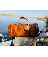 | Leather Bag Genuine holdoll bg Weekender Bag Overnight Baggage Duffle ... - £109.83 GBP