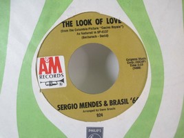 Sergio Mendes &amp; Brasil &#39;66 The Look Of Love / Like A Lover 45 Rpm Record - £3.93 GBP