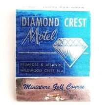 Diamond Crest Motel Vintage Matchbook Atlantic City NJ Matches Unstruck ... - $19.99