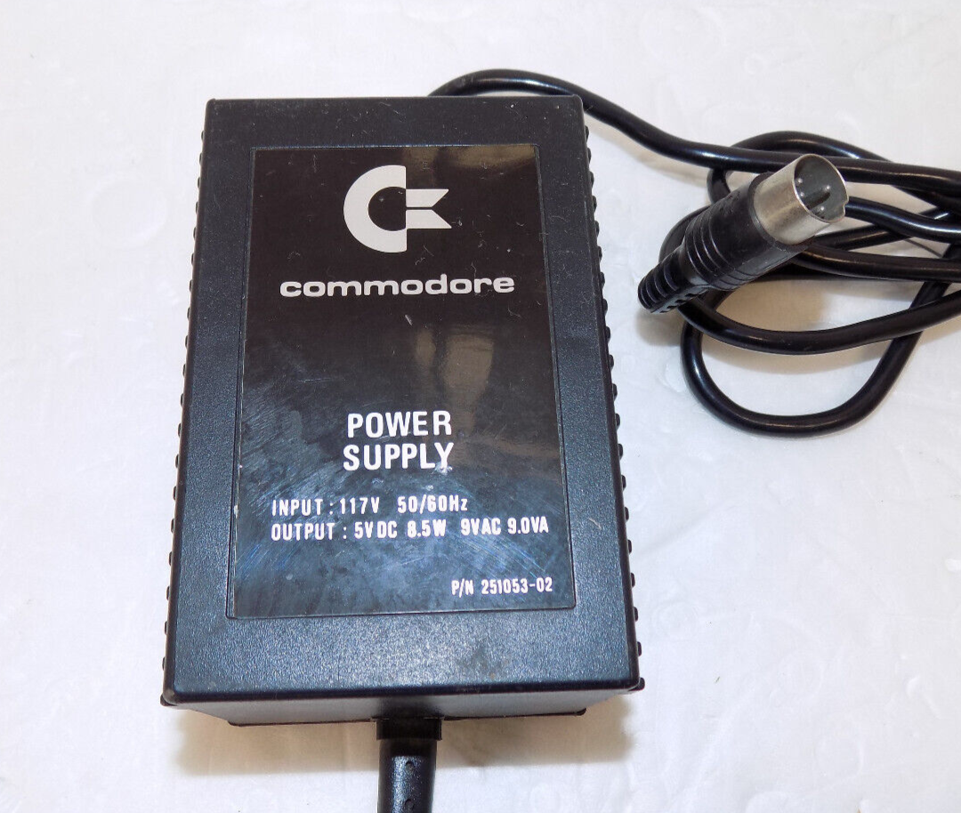 Commodore 64 4 Pin Power Supply 251053-02 - $48.98