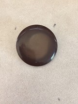 Vintage 40s Mid Century Large Smooth Round Brown Plastic Shank Button 3.5cm - £10.19 GBP
